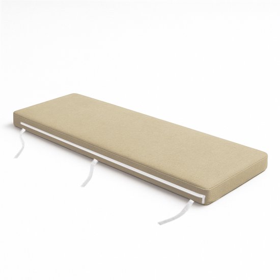 Tuinbank Kussen 2 3 zits, 3/5 cm lange bank zitkussen pad 100/120cm, wasbare bankkussens voor binnen buiten eetkamer keuken (90x40x5cm, Beige Tuinbank Kussen 2 3 zits, 3/5 cm lange bank zitkussen pad 100/120cm, wasbare bankkussens voor binnen buiten eetkamer keuken (90x40x5cm, Beige