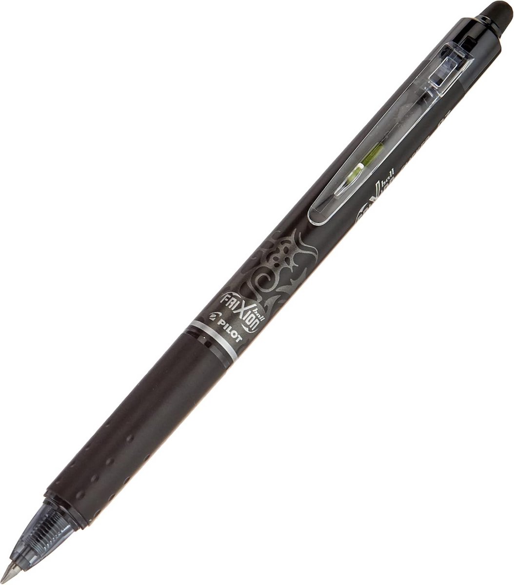 Intrekbare Uitwisbare Rollerball Pen 0,7 mm Zwarte Inkt - Verpakking van 12