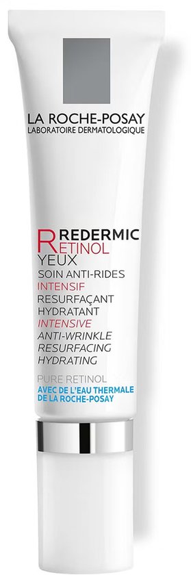 Witte tube La Roche-Posay Redermic Retinol oogconcentraat.