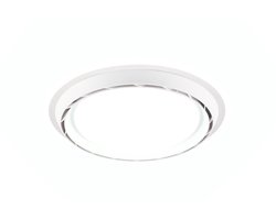 REALITY SAARELA - Ventilator - Wit - incl. 1x SMD 38 W - Afstandsbediening - Geintegreerde dimmer - Instelbare lichtkleur - Geheugenfunctie - Zomer- en wintermodus - 6 snelheidsniveaus