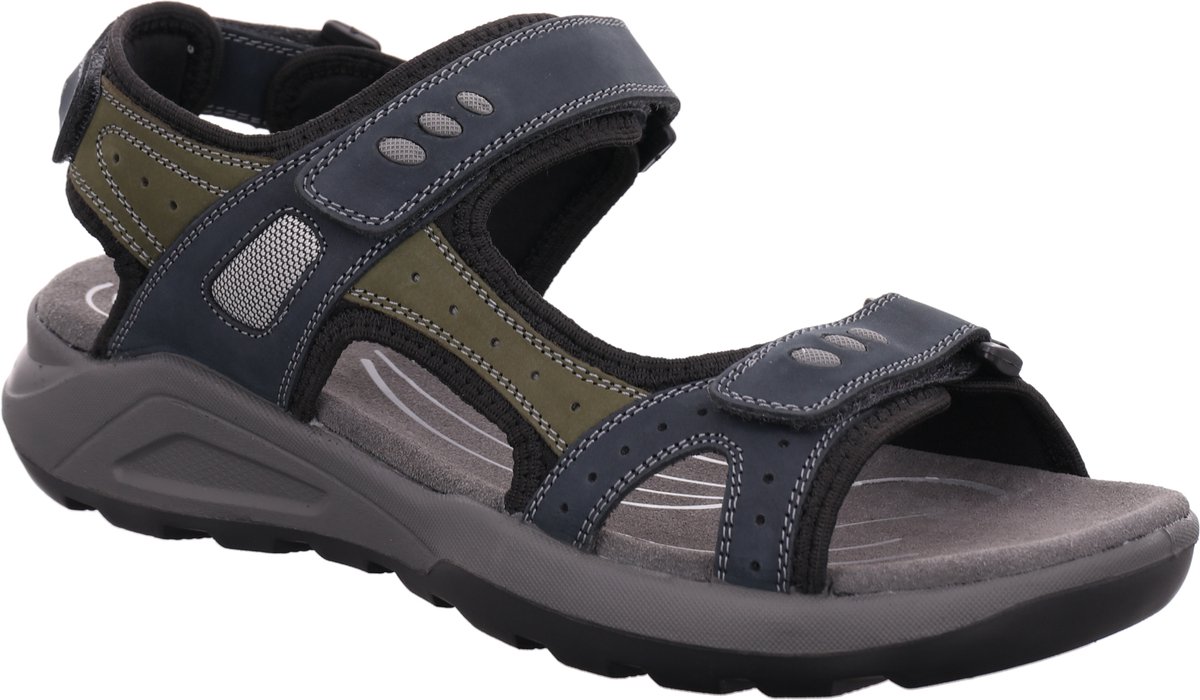 Rohde 5940 56 Klittenband Sandalen Nubuck Heren Blauw