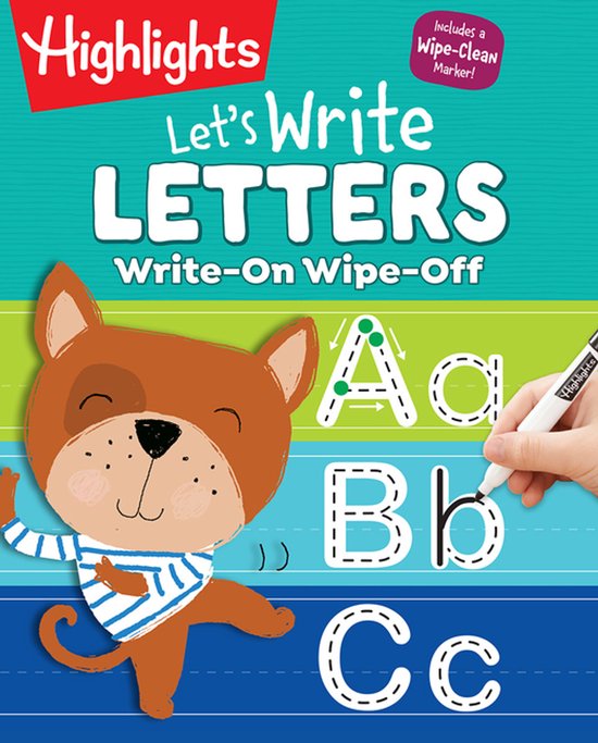 Write on Wipe Off Let's Write Letters - cover