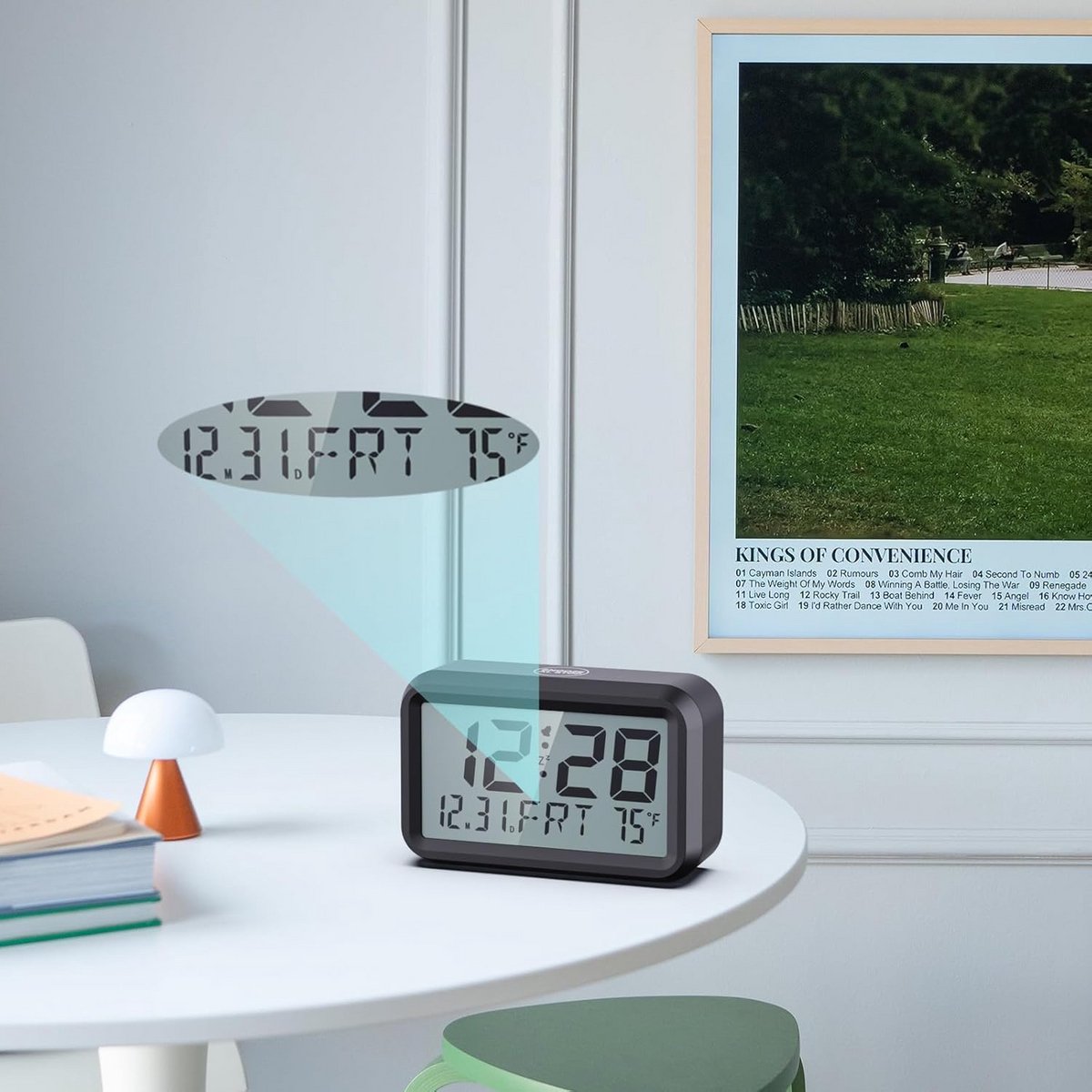 Digitale Wekker met LED/LCD Display voor Slaapkamer