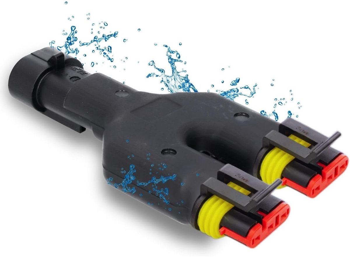 AMP Superseal Y-splitter 932628 connector 3-pins stekker 1,5 mm