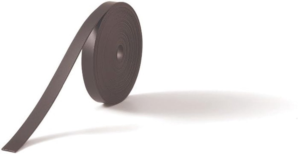 Magnetische Strip - Markeerband - Planning Visualisatie - Op Maat Te Knippen - 5m x 10mm - Zwart