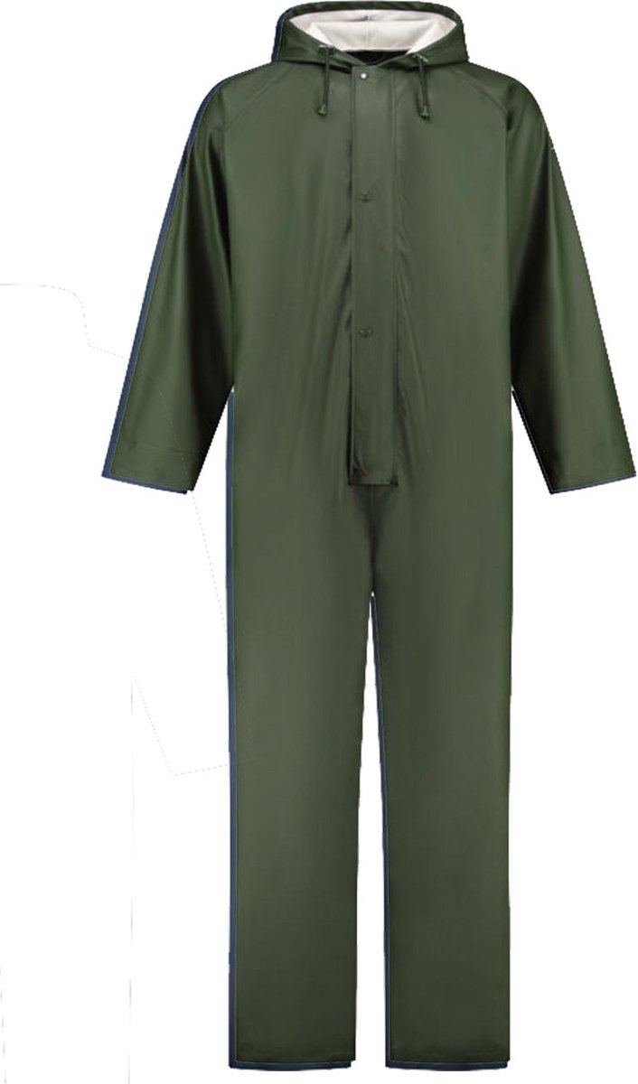 Bestex Regenoverall - Groen - 100% Polyester - Maat Xxl