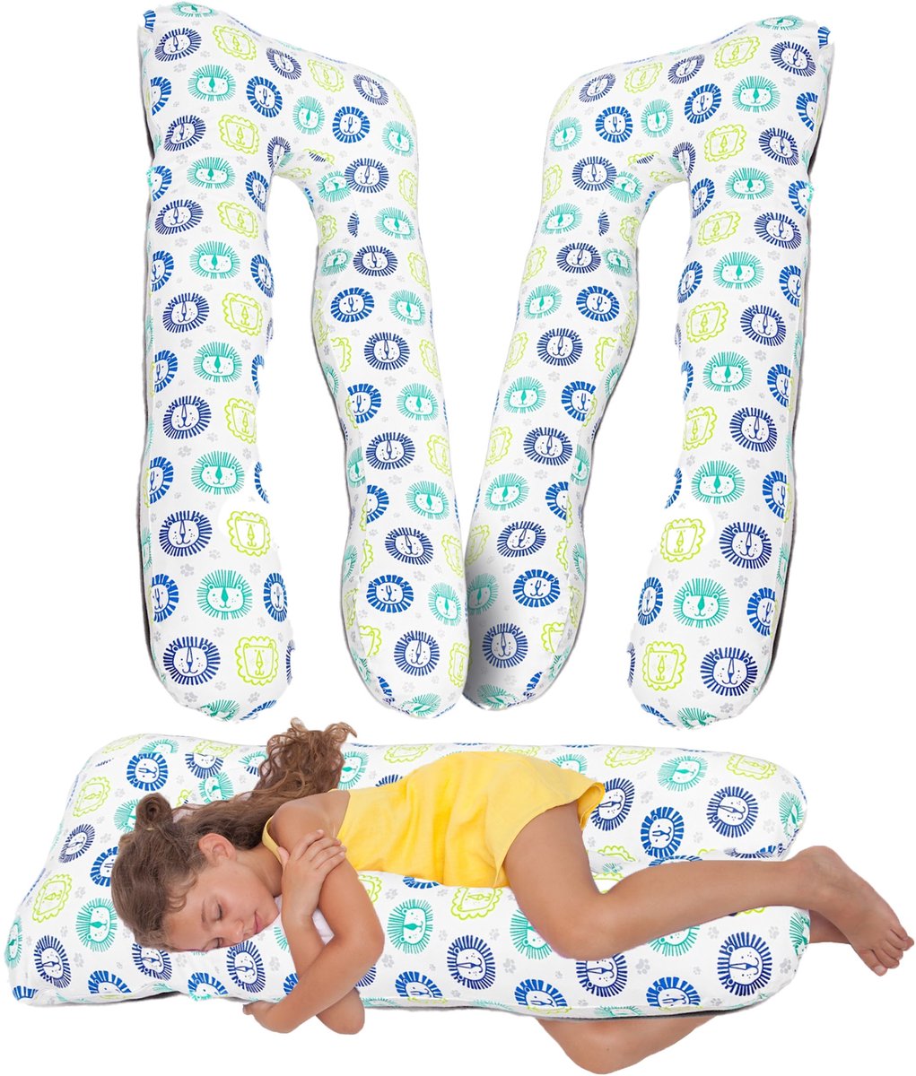 KomfortKissen™ Kids – Ergonomisch Kinderkussen - Multifunctioneel - Hoogwaardig - Knuffelcomfort - Fantasie en Spelplezier