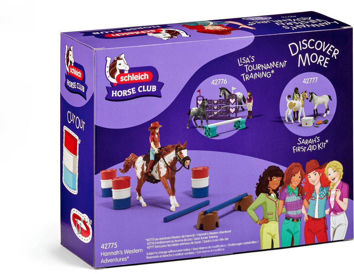 Schleich HORSE CLUB - HORSE CLUB Hannah's westernavontuur - 42775 — afbeelding 3