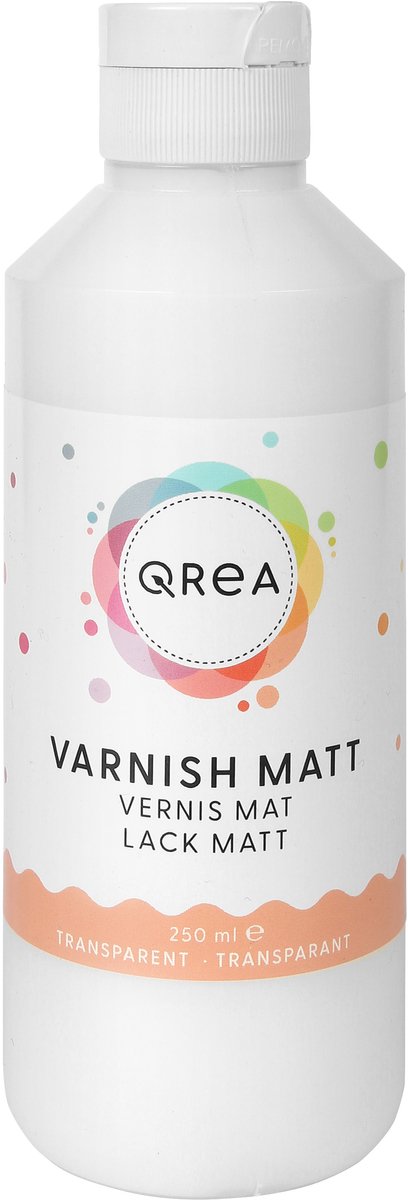 Vernis qrea mat 250ml | 6 stuks