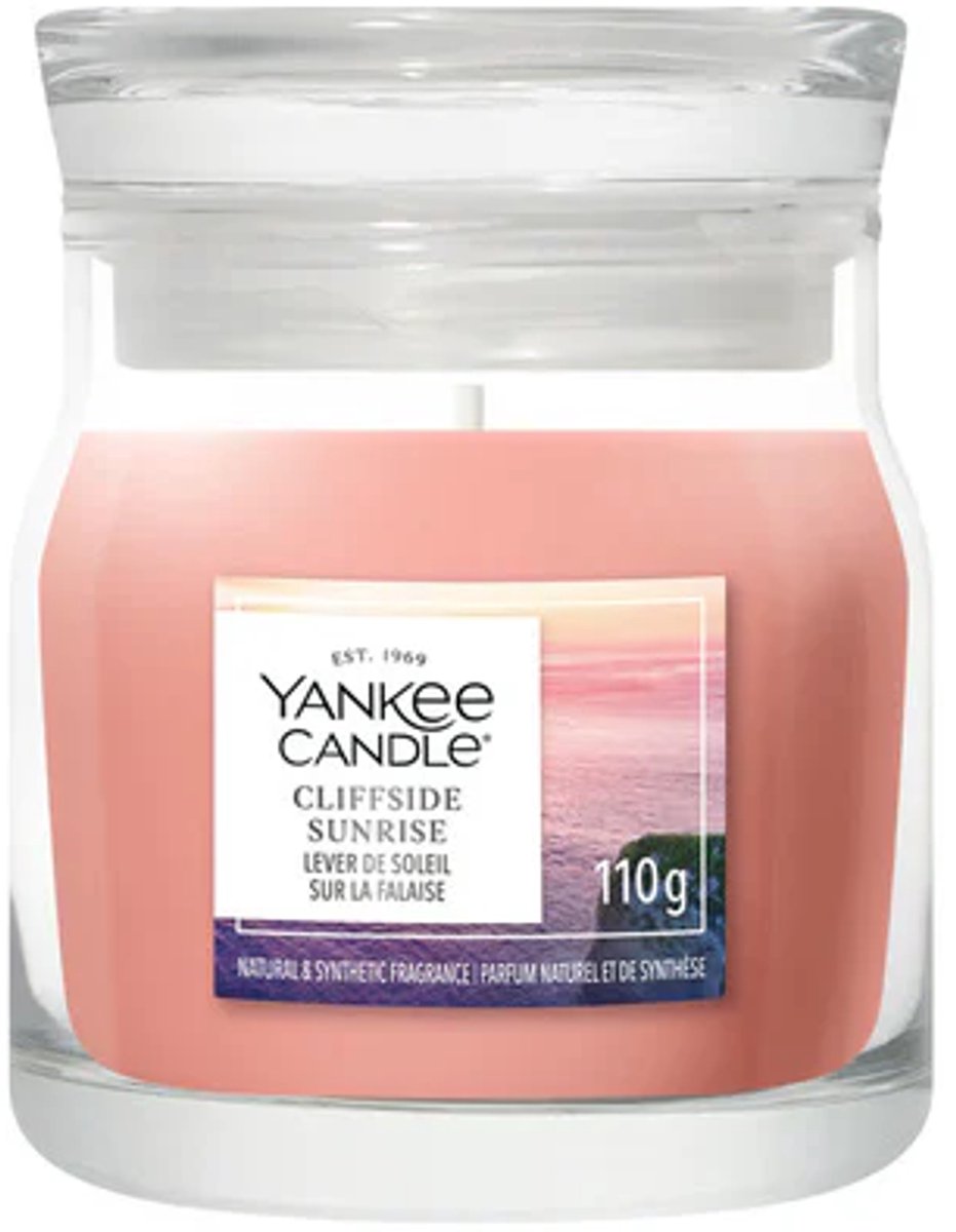Yankee Candle Cliffside Sunrise Small Jar Geurkaars - tot 30 branduren Oranje