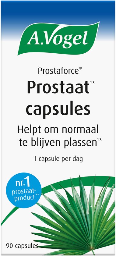 A.Vogel Prostaforce capsules - Helpt mannen om normaal te kunnen blijven plassen - 90 st