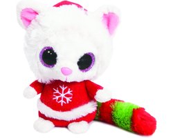 Schattige Yoohoo Pammee Fennec Wannabe Mrs. Claus Knuffel 12,5 cm