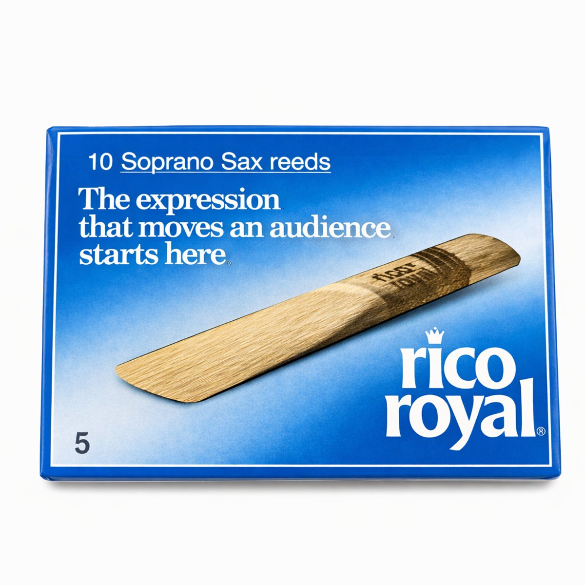 Rico Royal by Daddario Sopraan Saxofoon Rieten Sterkte 5