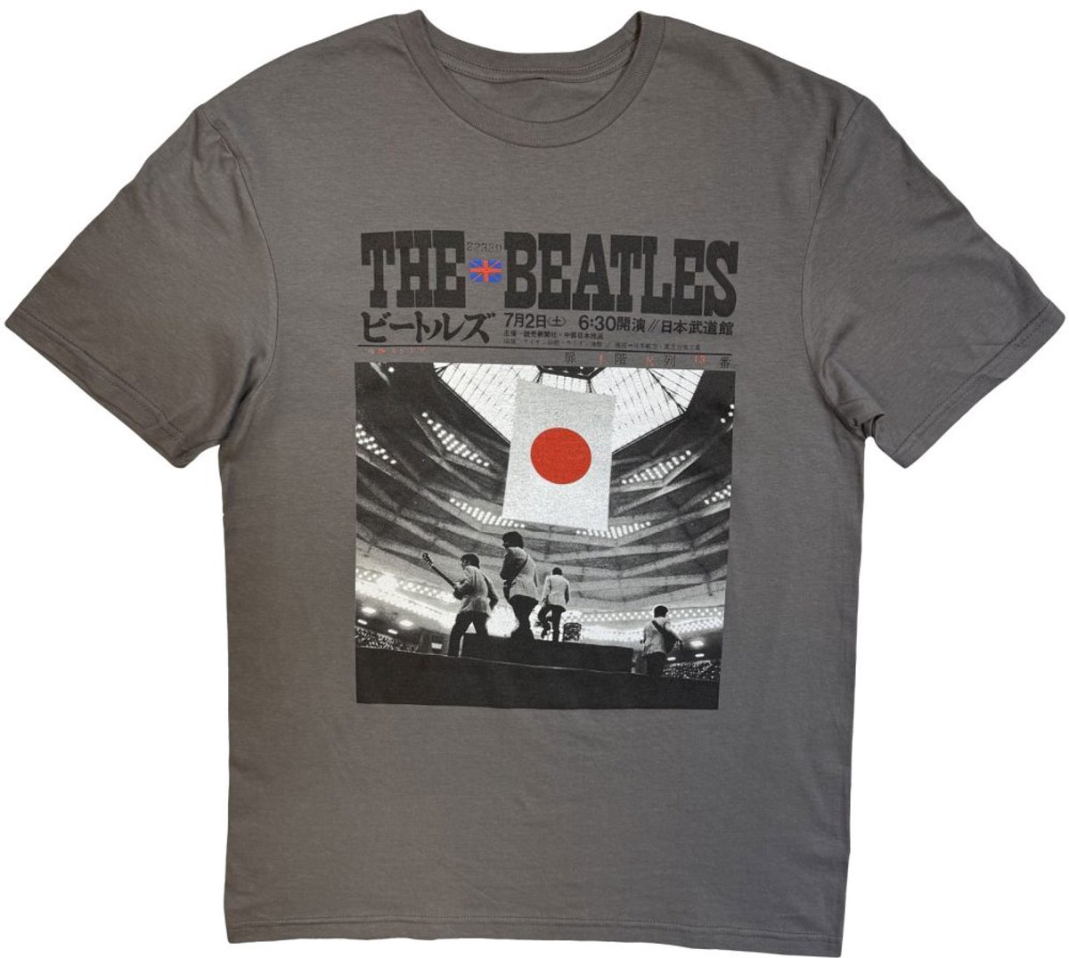 The Beatles - At the Budokan Heren Tshirt - 2XL - Grijs