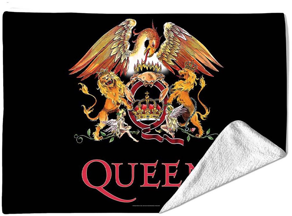 Rocksax Queen - Crest Plaid - Tweepersoons (152cm x 203cm) - Zwart/Multicolours