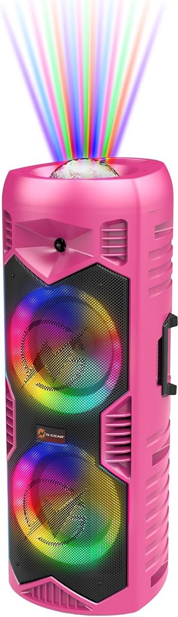 Draagbare Bluetooth Partyspeaker met Microfoon en Oplaadbare Accu