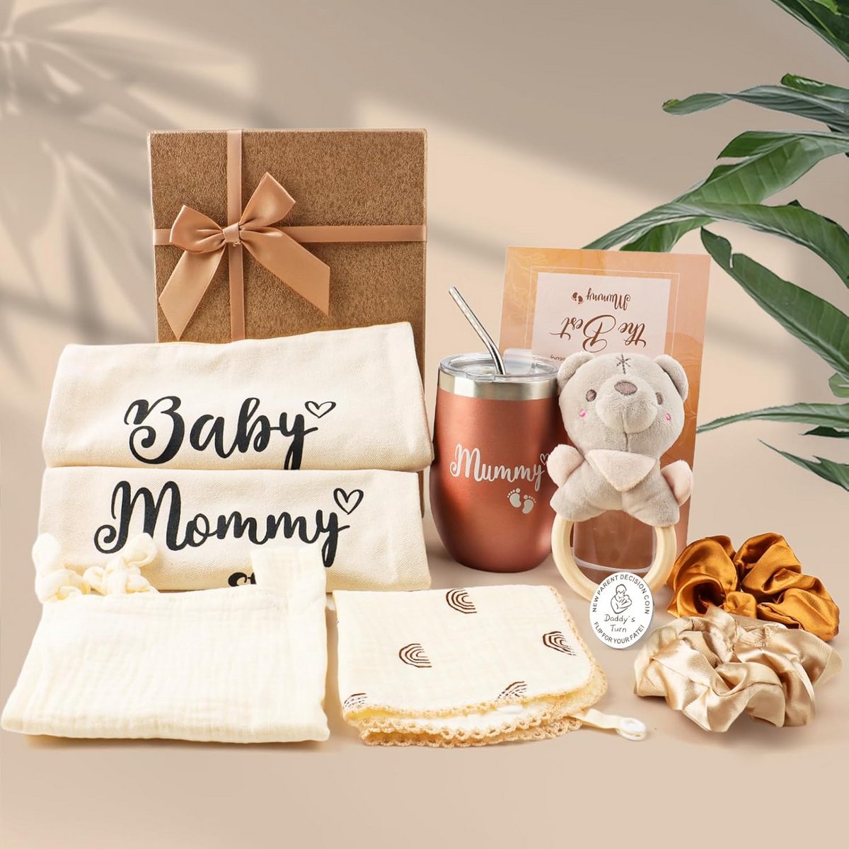 Luxe Cadeauset voor Nieuwe Ouders en Pasgeboren Baby