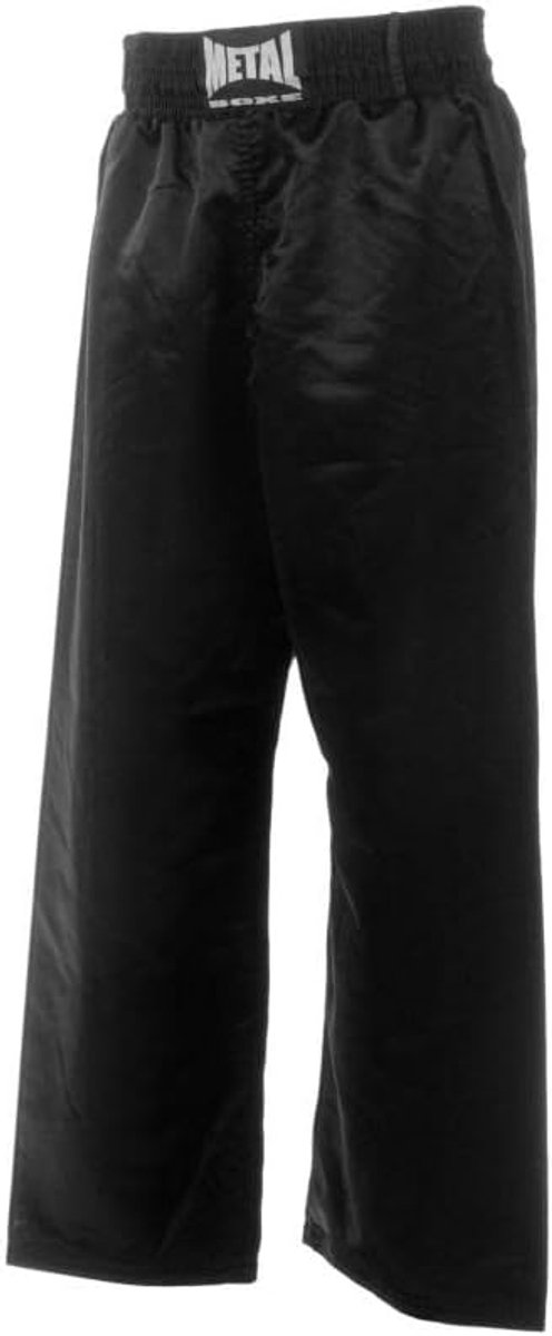 Kickboksen Broek 130 cm - Zwart - Ideaal voor Full Contact Training