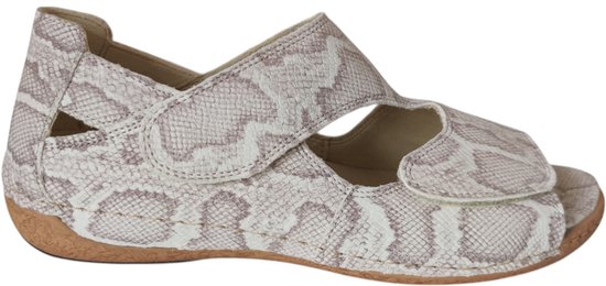 Waldlaufer Sandaal Heliett Snake Beige
