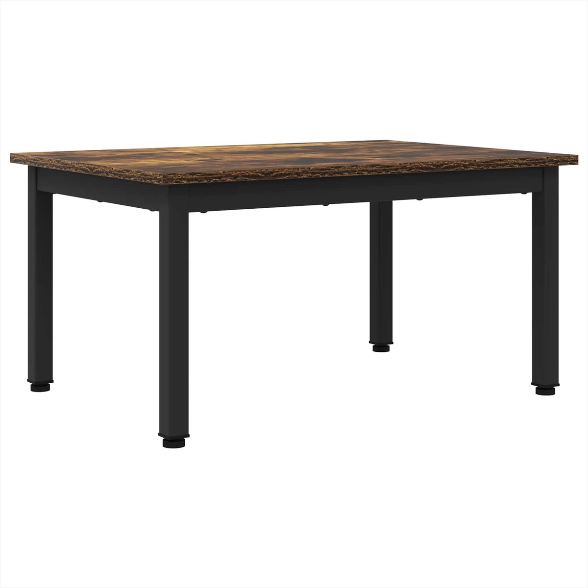 vidaXL Salontafel - Gerookt - eiken - 70 - x - 50 - x - 36 - cm - Bewerkt - hout
