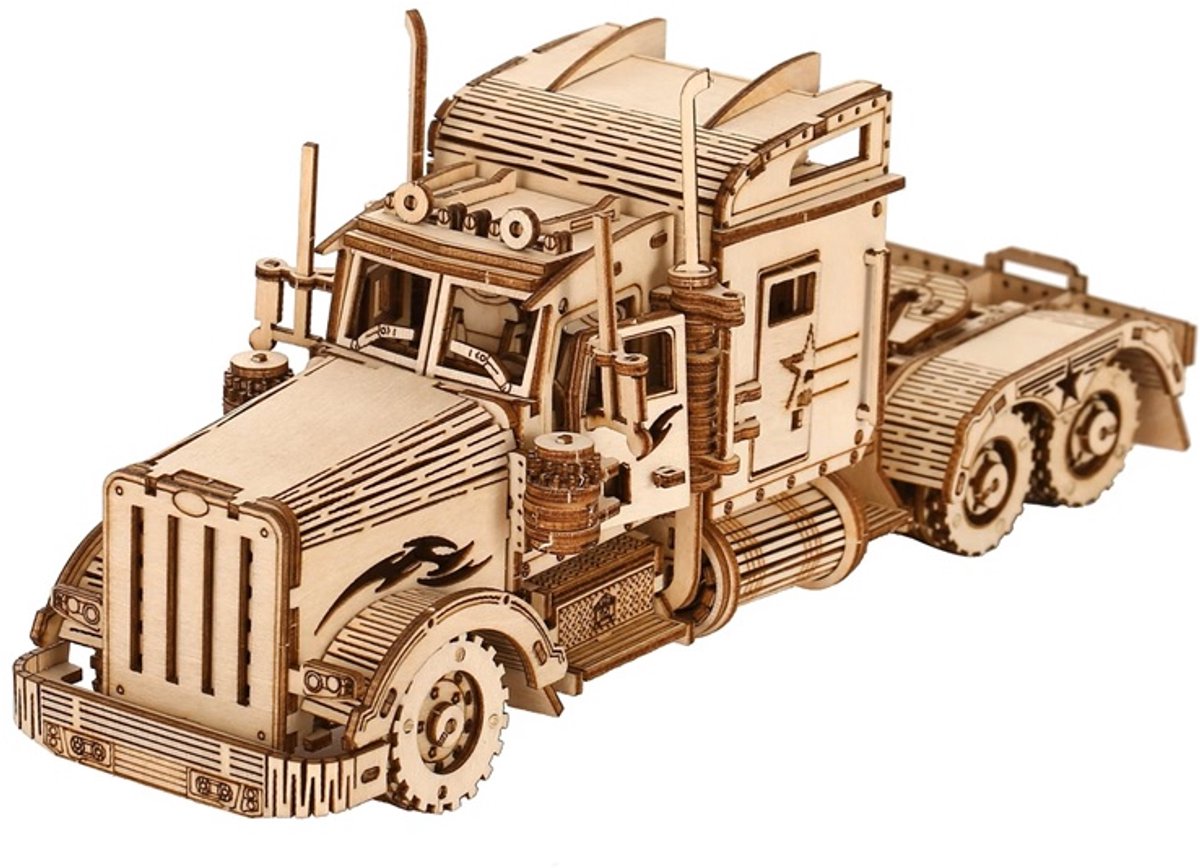 3D-houten puzzel-Vrachtwagen
