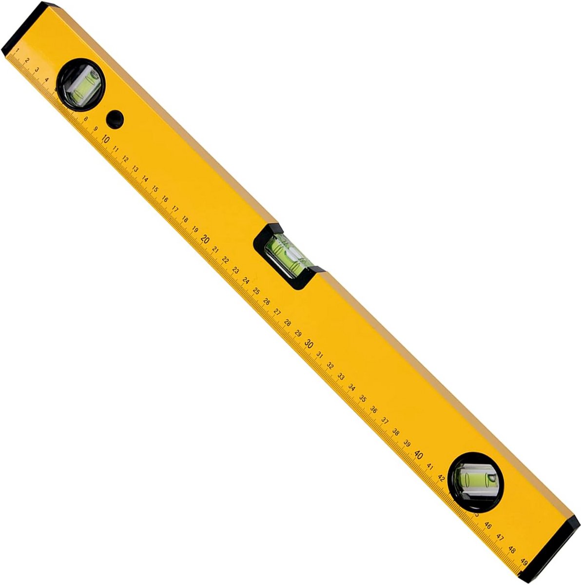 Waterpas Aluminium - Meetlat Libelle - Precisie Klussen - Magnetische Basis - 60 cm Lengte