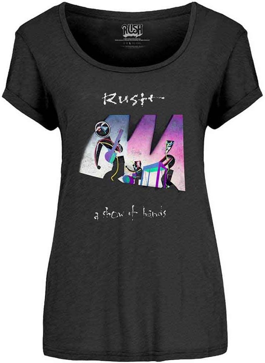 Dames T-shirt - Top met scoop neck - Casual kleding - Officiële licentie - 24 x 22 x 2 cm