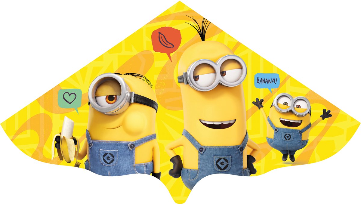 Kindervlieger Gunther Minions GU1211 Geel 115 x 63 cm