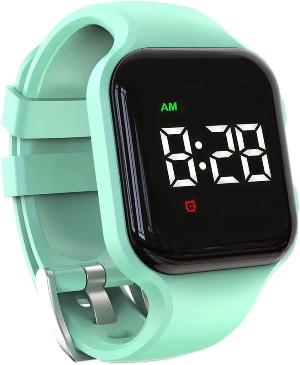 Oplaadbaar Discreet Trillingsalarm Horloge met 15 Herinneringen voor Zindelijkheidstraining en Medicatie