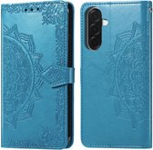 imoshion Hoesje - Geschikt voor Samsung Galaxy A57 (5G) - Mandala Bookcase - Turquoise