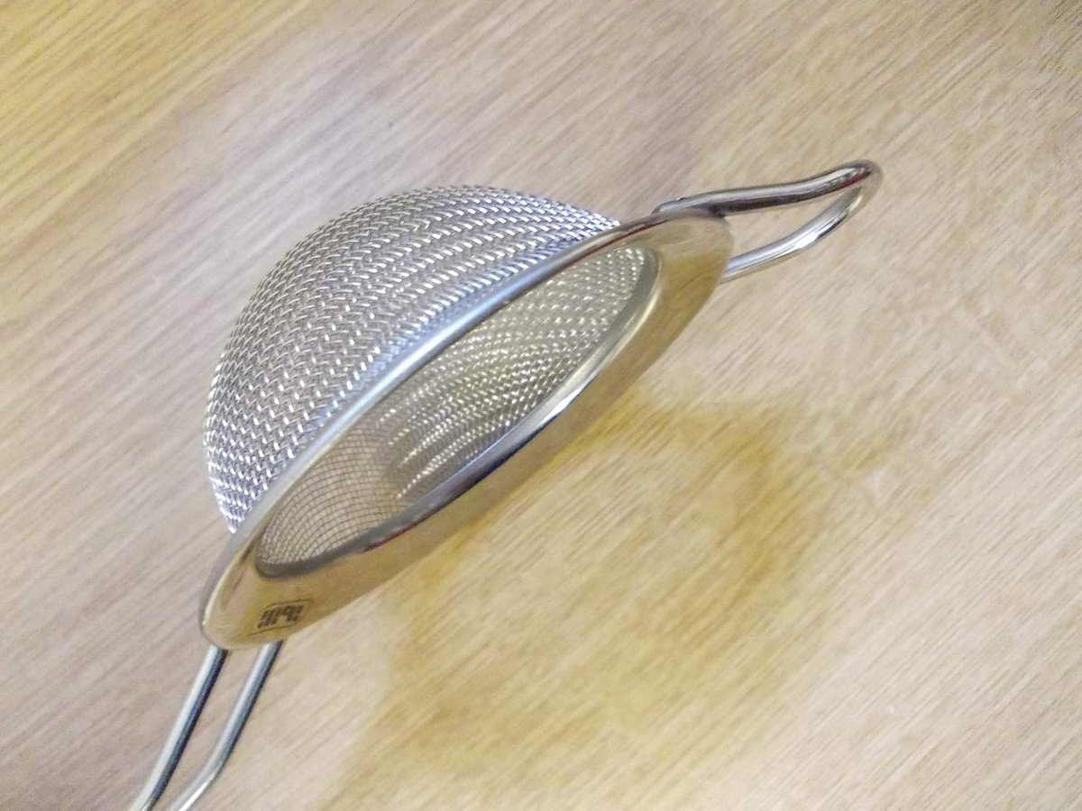 RVS Keukenzeef Prisma 20 cm voor Zeven en Afgieten