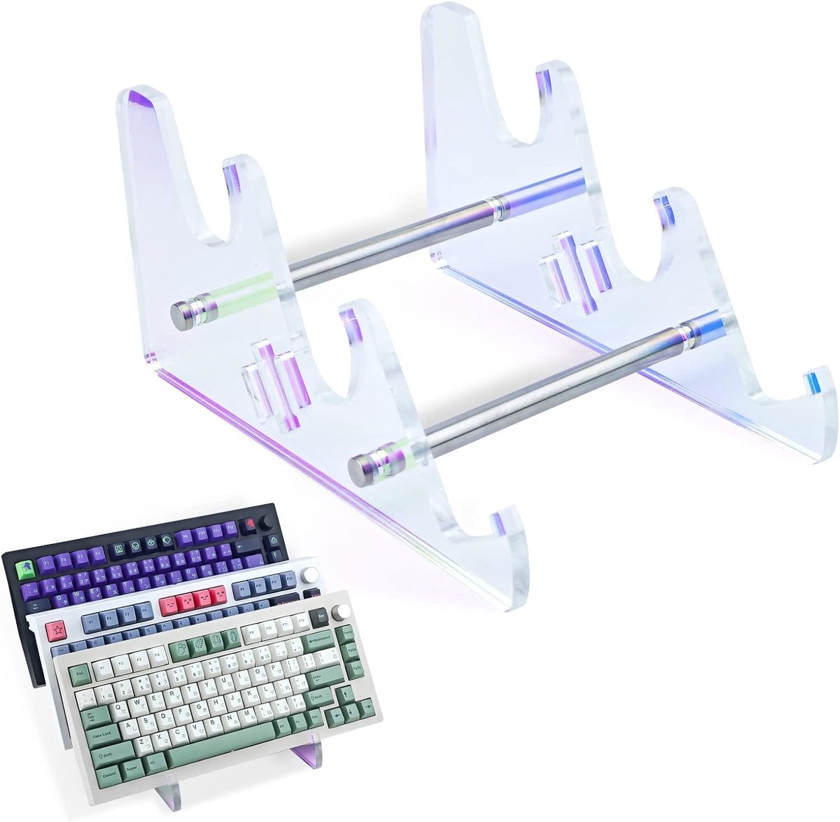3-Laags Transparant Acryl Standaard voor Mechanische Toetsenborden