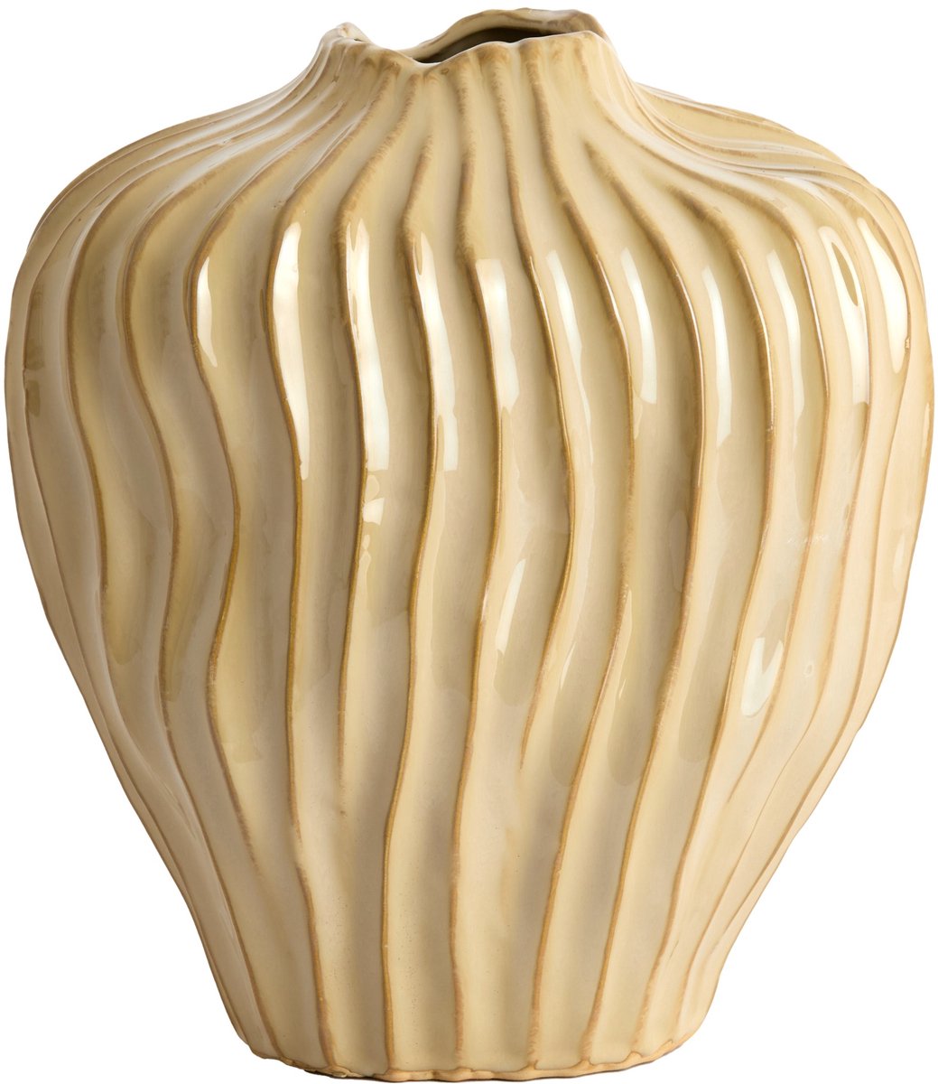Light - Living Vaas Vechhia - Keramiek - Beige/Bruin - 30 x 35 x 19 cm (BxHxD)