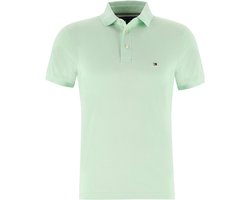 Tommy Hilfiger 1985 Slim Polo - heren poloshirt - groen