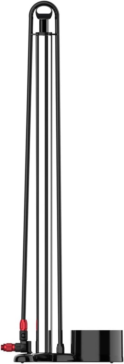 Staande Fietspomp CNC Floor Drive - Zilver, 63.5 cm, 220 PSI - Robuuste Constructie voor Regelmatig Gebruik — afbeelding 4