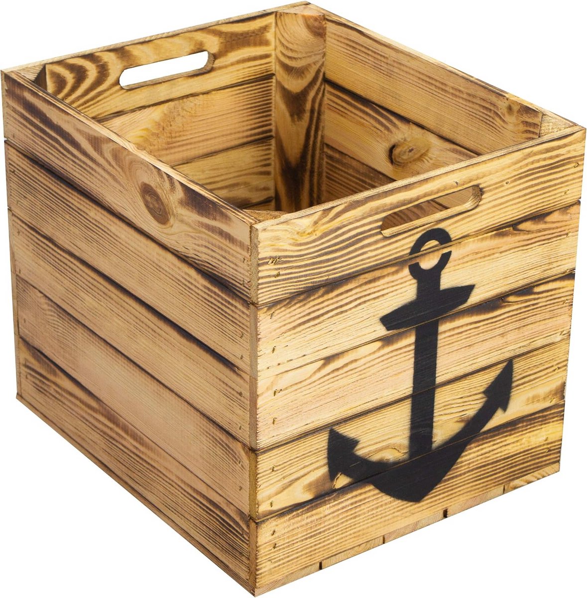 Houten opbergkist 33 x 37,5 x 32,5 cm voor Kallax en Expedit systemen
