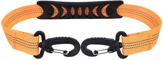 IJsschaatsriempjes - skischoenriemen - unisex -snowboard, ijsschaatsen, skiën - geel