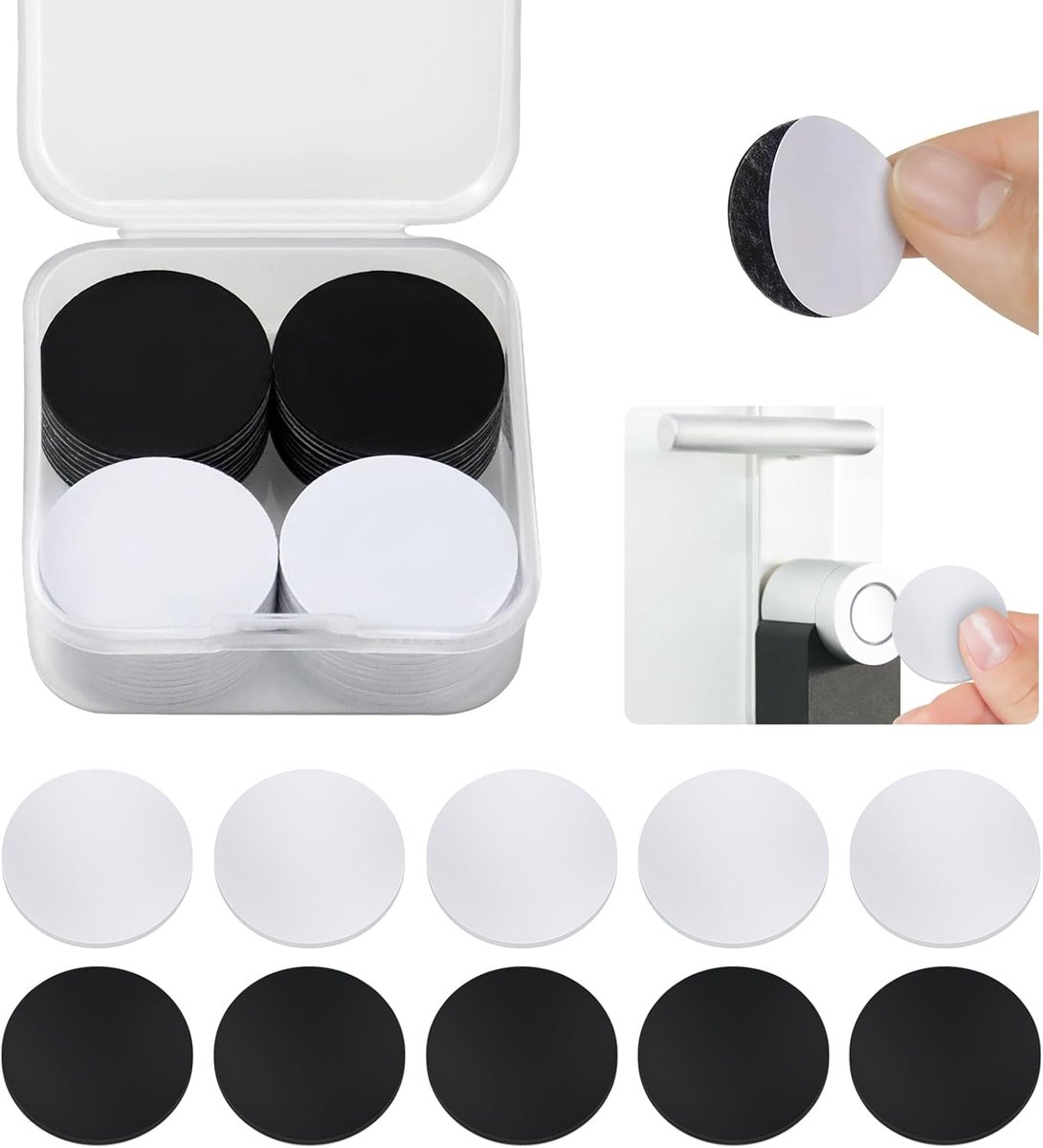 Herbeschrijfbare NFC-kaarten 25 mm - 20 Zelfklevende NFC-stickers