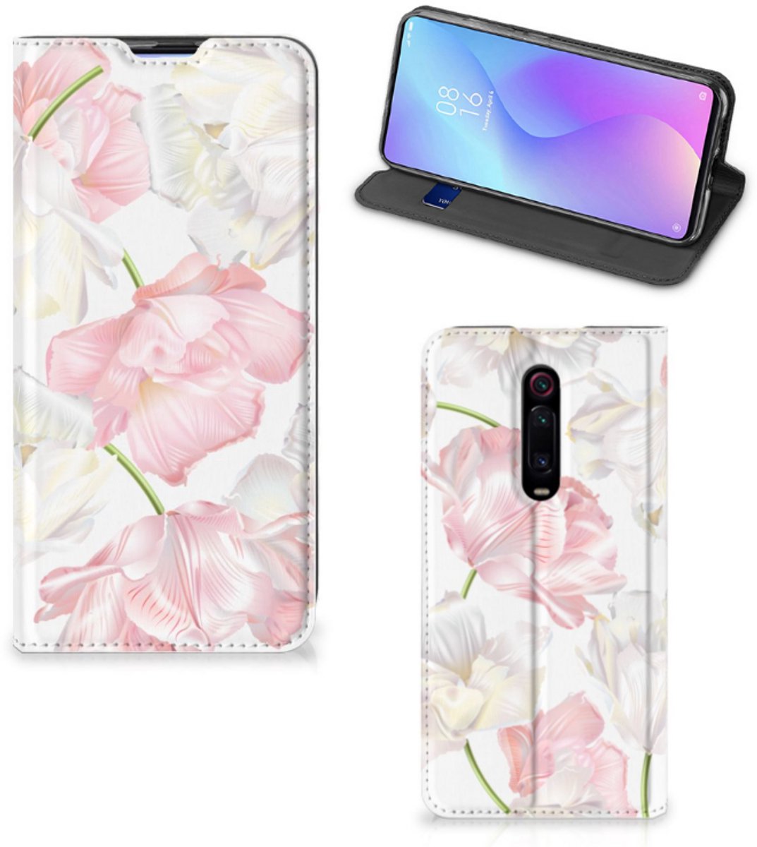 Xiaomi Redmi K20 Pro Smart Cover Lovely Flowers