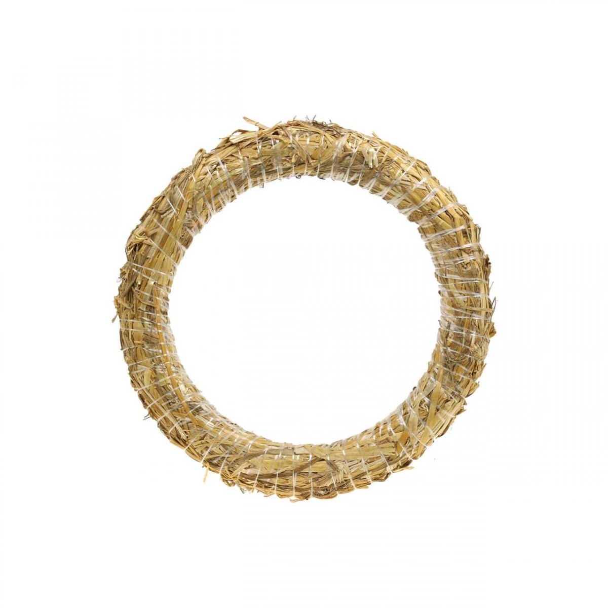 Strokrans 25/4cm 10st - natuurlijke krans voor adventskrans, deurkrans