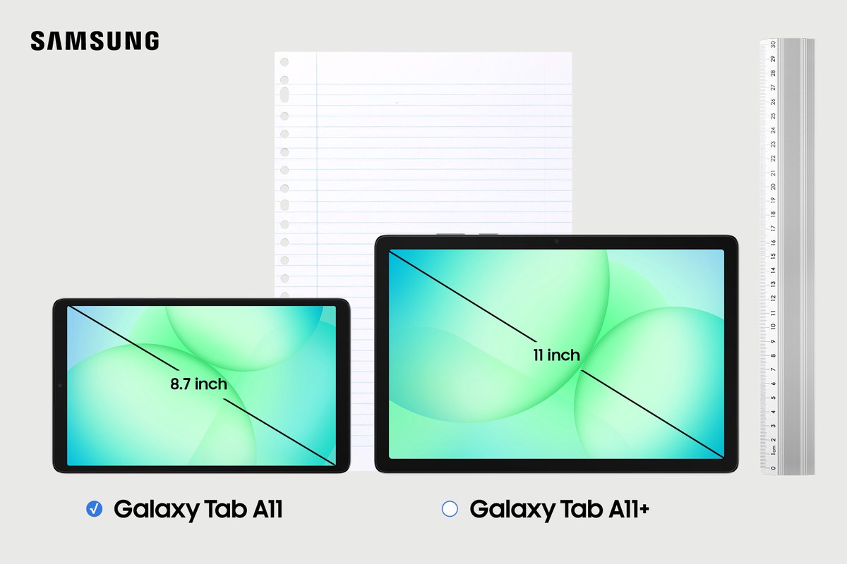 Samsung Galaxy Tab A11 - Wifi - 64GB - 8.7 inch - Gray + 1 jaar extra garantie — afbeelding 4
