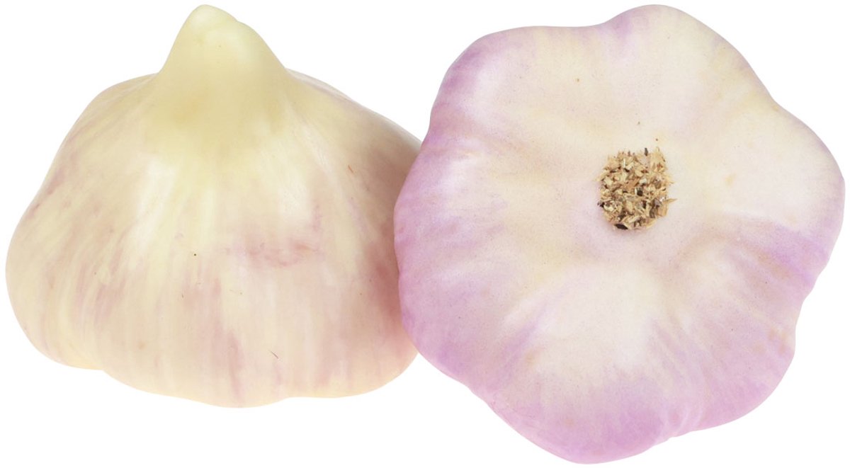 Kunstgroentendecoratie knoflook roze, wit Ø6,5cm 2 st, 2 Stück
