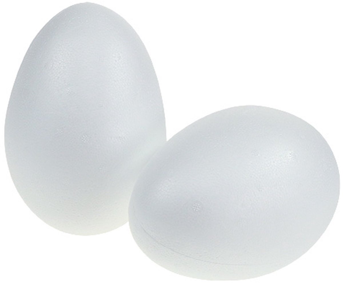Piepschuim eieren 15cm 5st, 5 Stück
