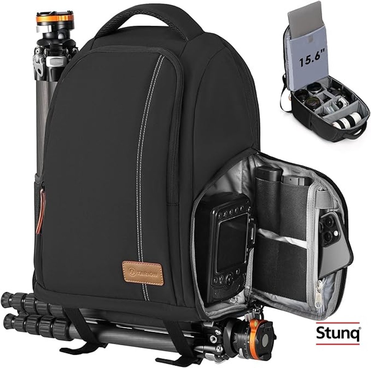 15L Fotografie Rugtas met Laptopvak - Lichtgewicht Camera Rugzak voor Reis en Wandelen
