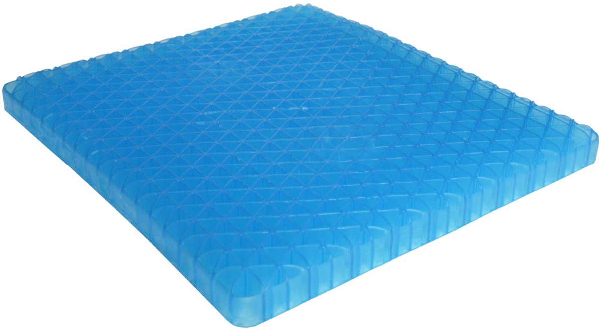 Gel Zitkussen Anti-Decubitus – Ergonomisch Drukverlagend Zitkussen – Comfortkussen voor Stoel, Bureau en Rolstoel – Wasbare Hoes – Max 136 kg