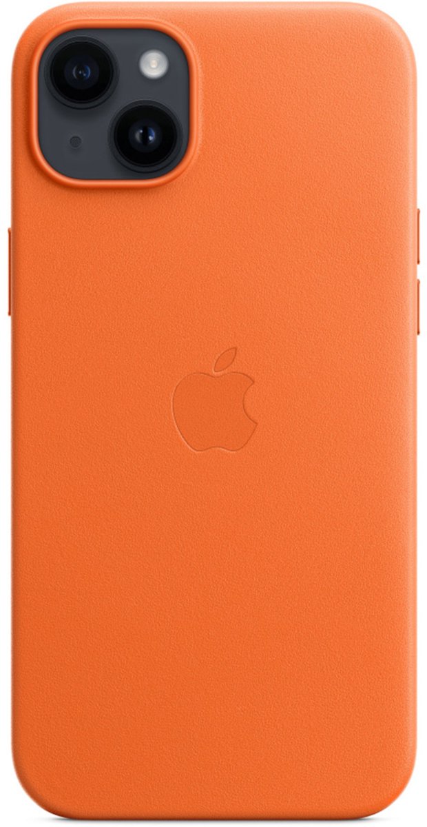 Apple - Leren hoesje - MagSafe - iPhone 14 Plus - Oranje
