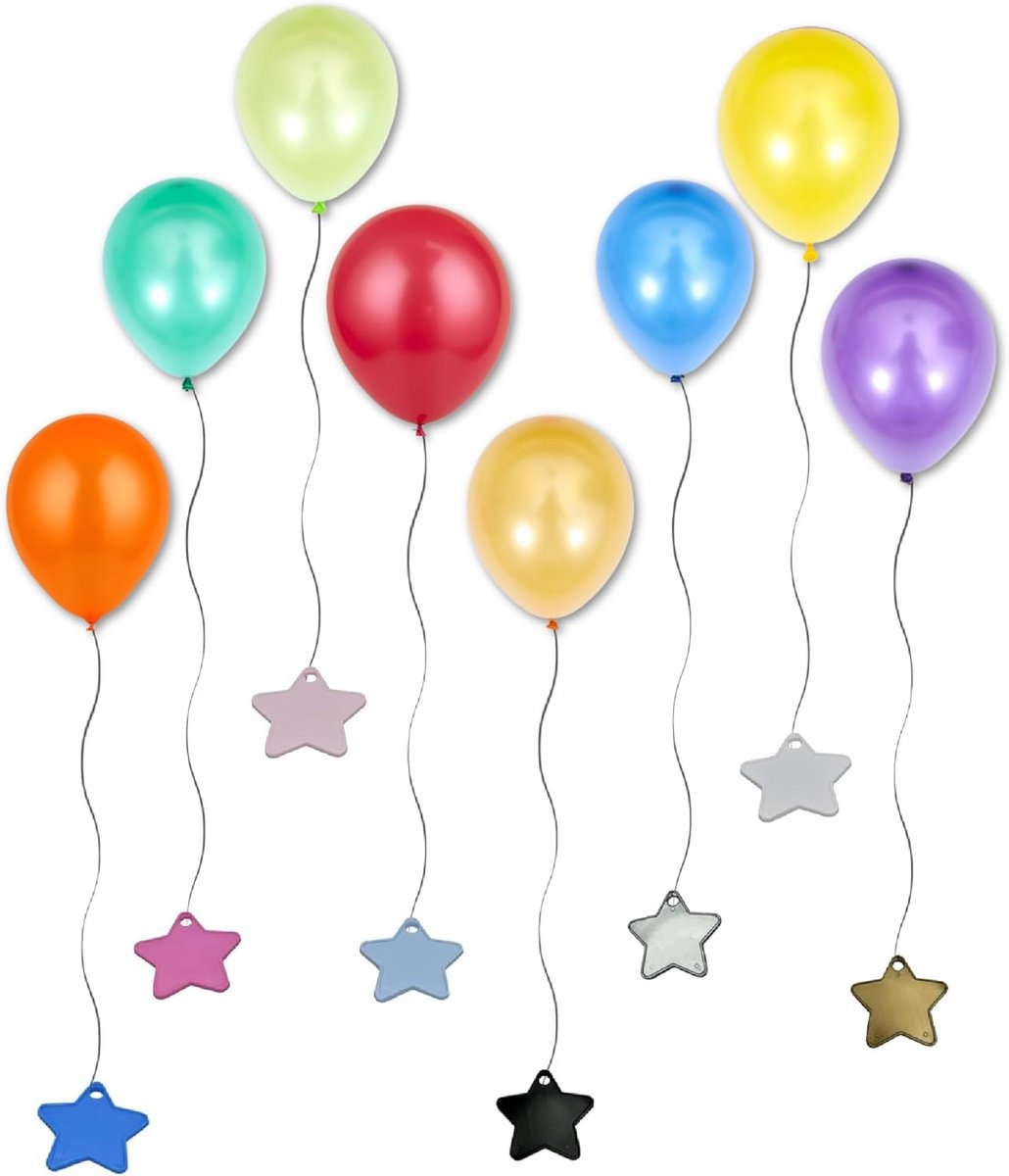 Stervormige Ballon Gewichten voor Decoratie - Helium Ballon Gewichten (Pack van 20)