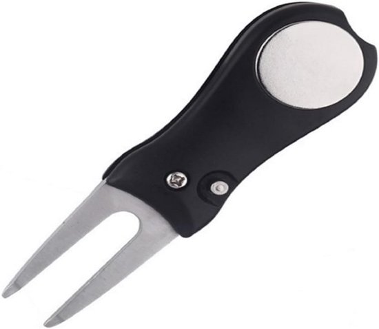Opvouwbare pitchfork met munten voor balmarkering - Divot tool met balmarker — afbeelding 5