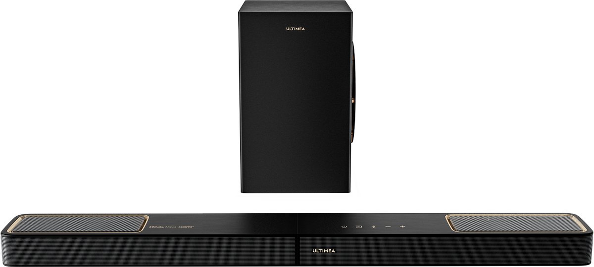 ULTIMEA 3.1.2-kanaals Dolby Atmos soundbar met subwoofer, app-bediening, Bluetooth 5.4, Skywave F30 Boom