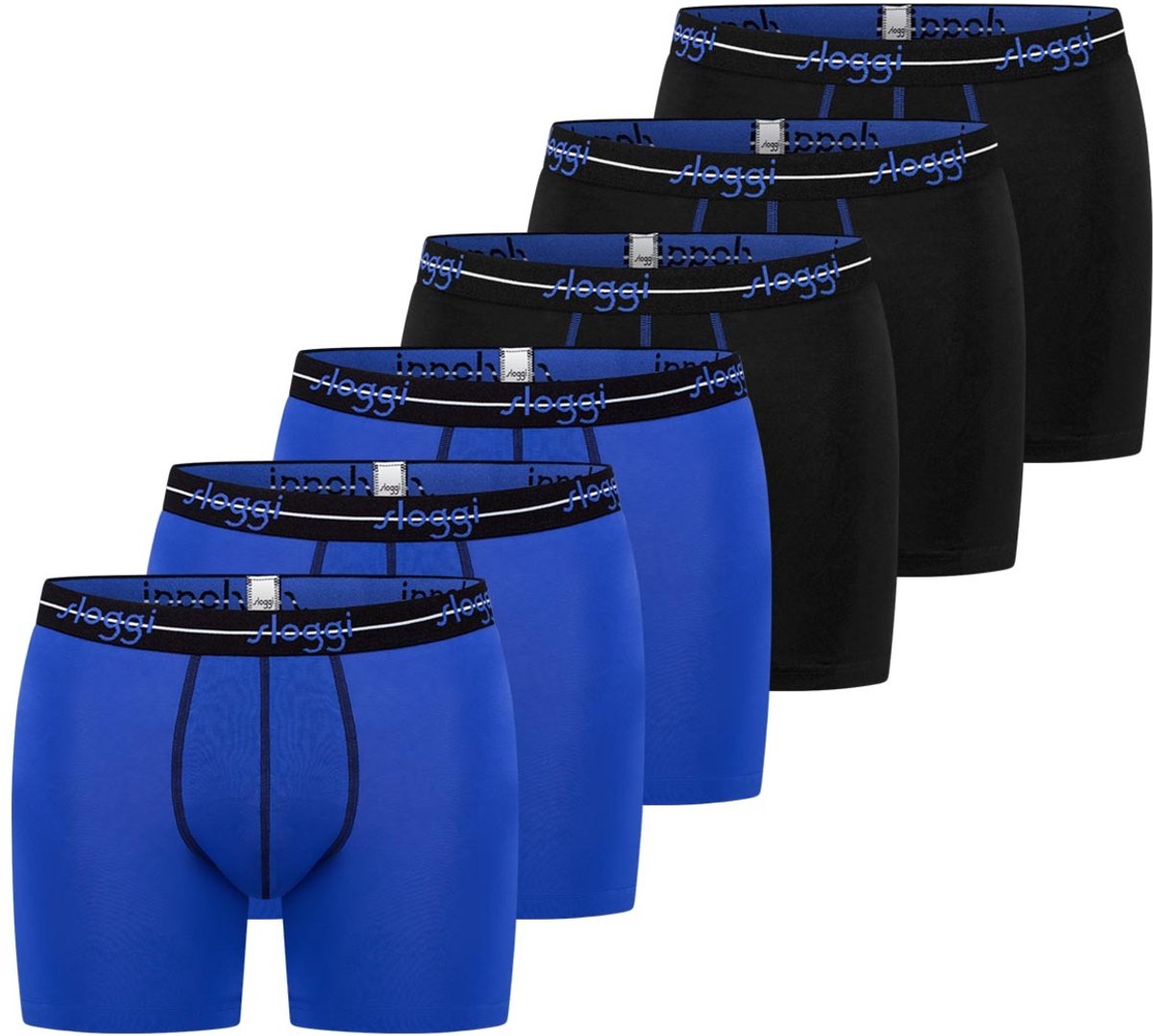 sloggi Heren lang short / pant 6 pack Start